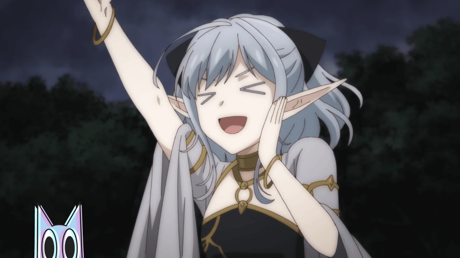 Elfa Atou em destaque no pôster do anime
