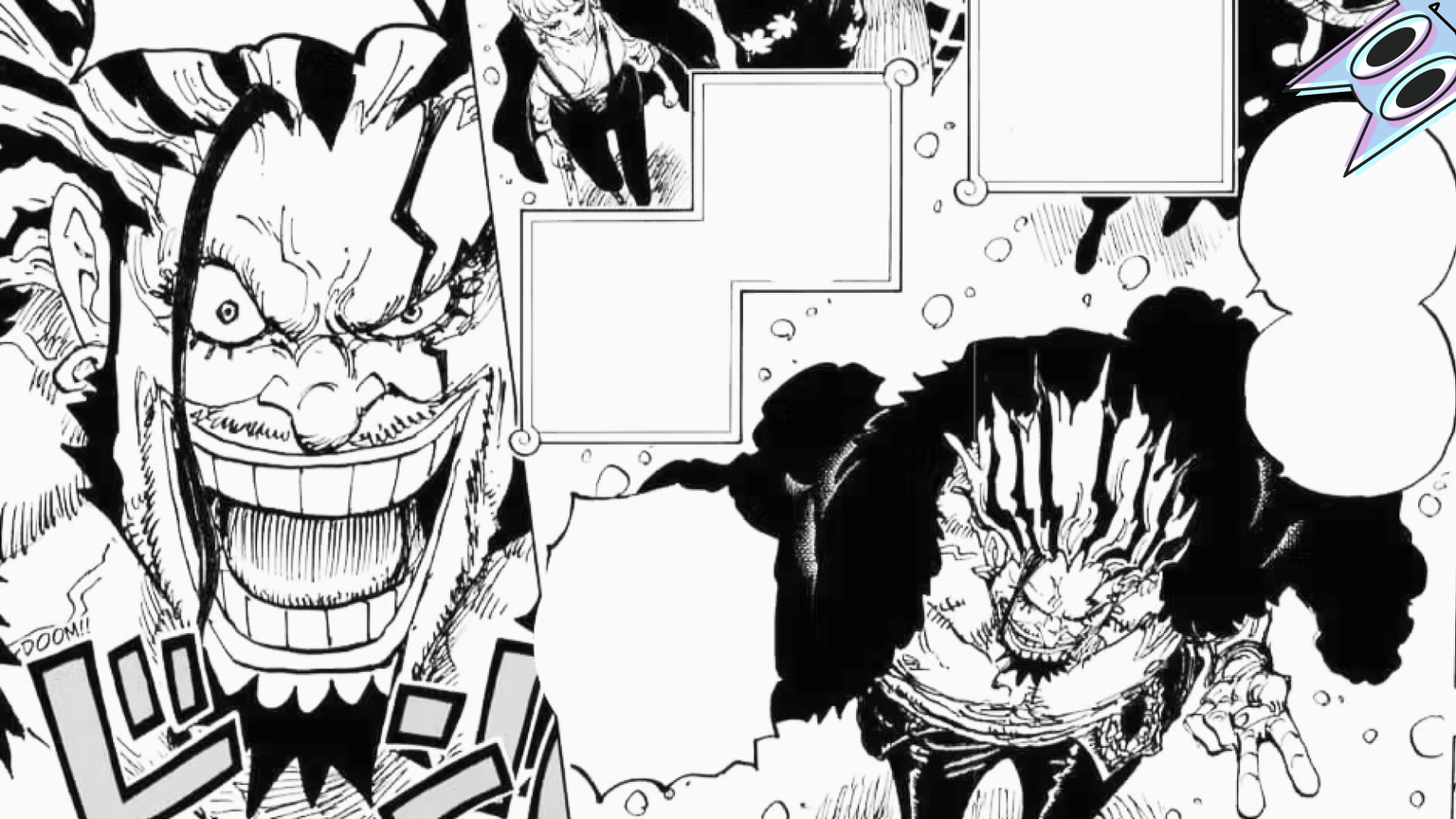 Rocks D. Xebec na última página do capítulo 1154 de One Piece.