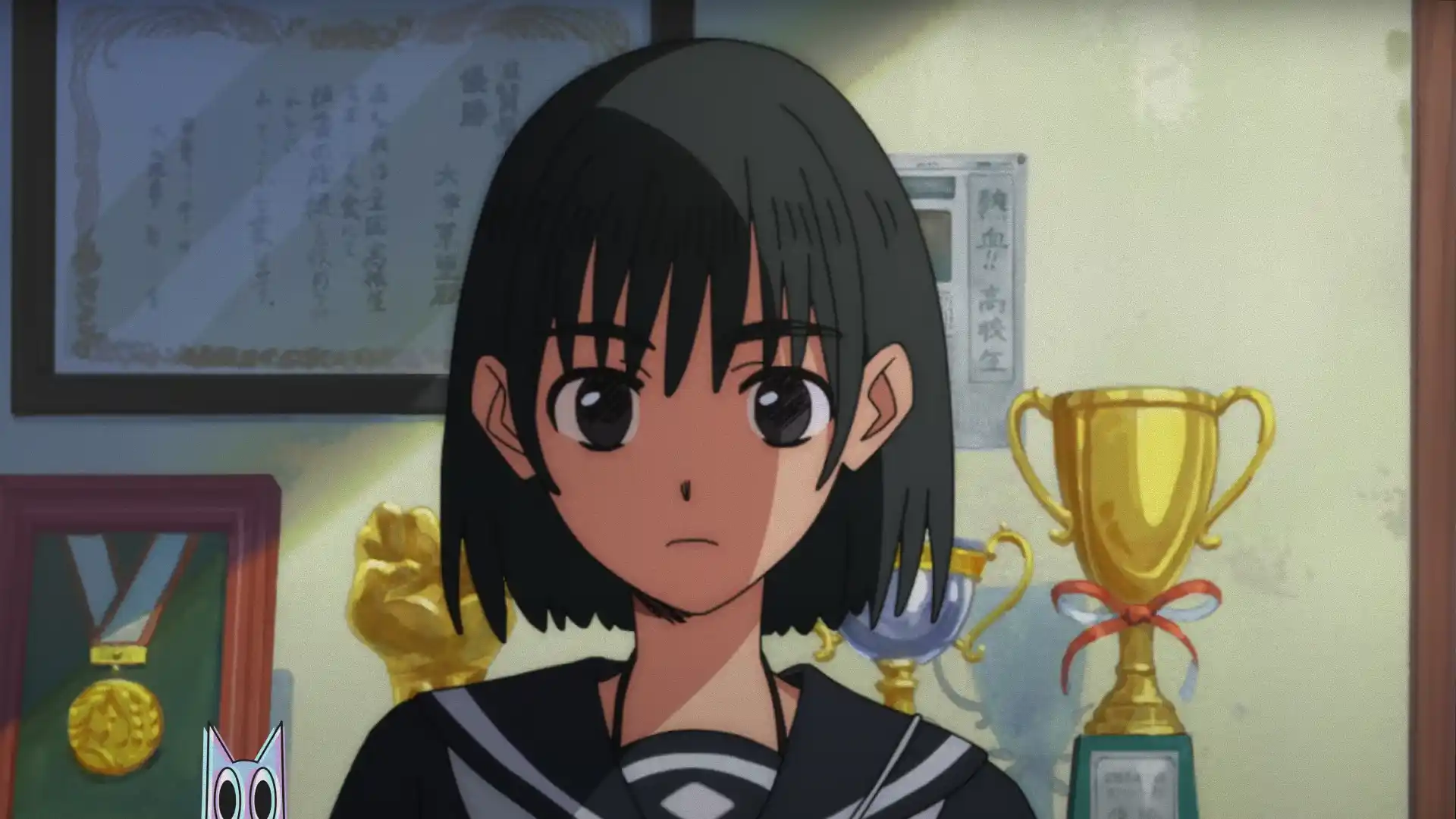 O protagonista e a garota-fera Lara em destaque no novo pôster do anime Goodbye, Lara.