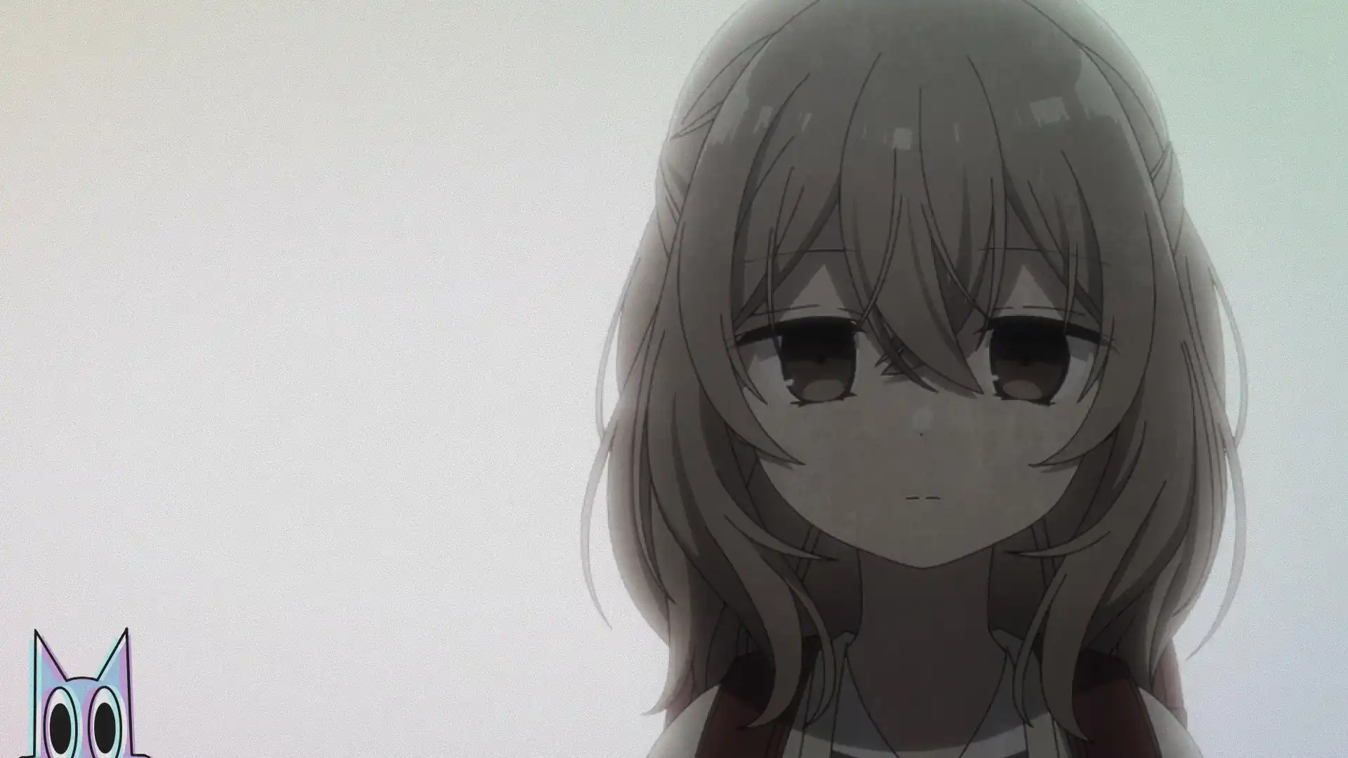 Hinako e Miko em um momento de amizade, contrastando com a figura de Shiori, no episódio 3 de This Monster Wants to Eat Me.