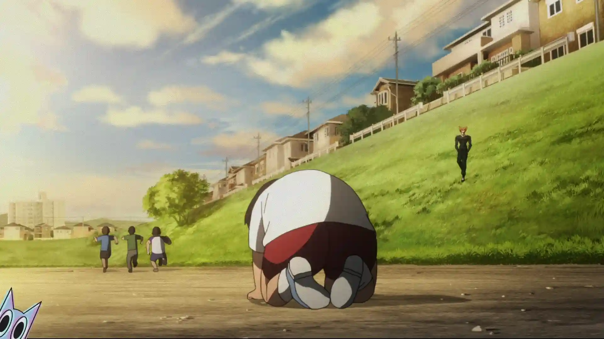Garou em uma cena de animação de baixa qualidade, na análise da 3ª temporada de One-Punch Man.