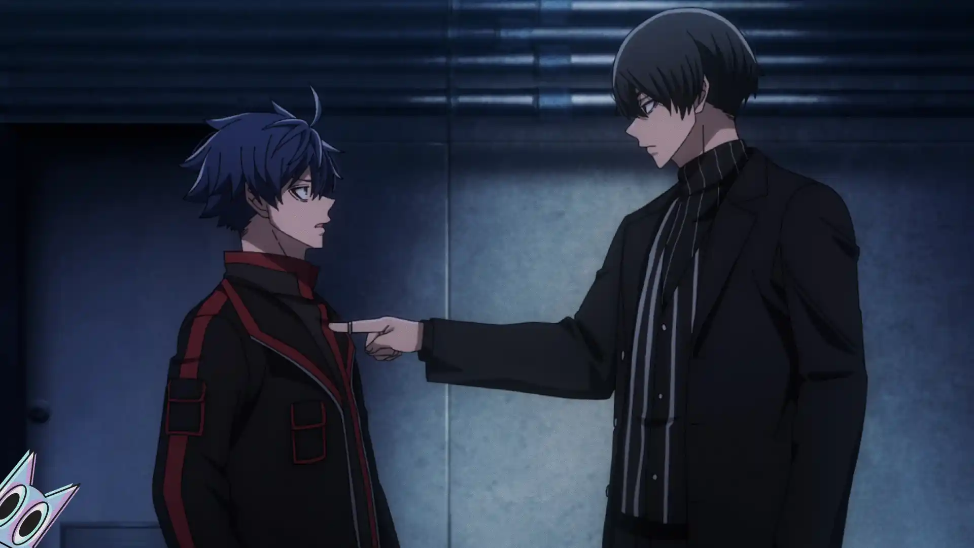 Shiki Ichinose e Naito Mudano no final da primeira temporada de Tougen Anki.
