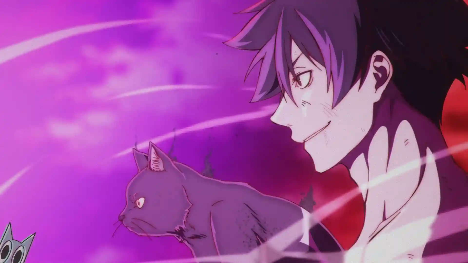 Jiro Azuma e Rago no episódio final de Black Torch.