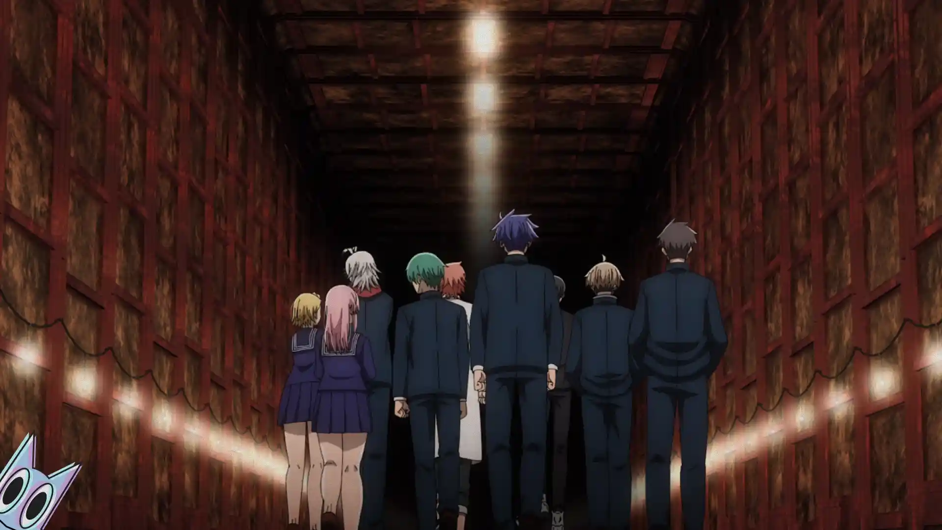 Shiki Ichinose e seus amigos indo em direção as Cataratas de Kegon.